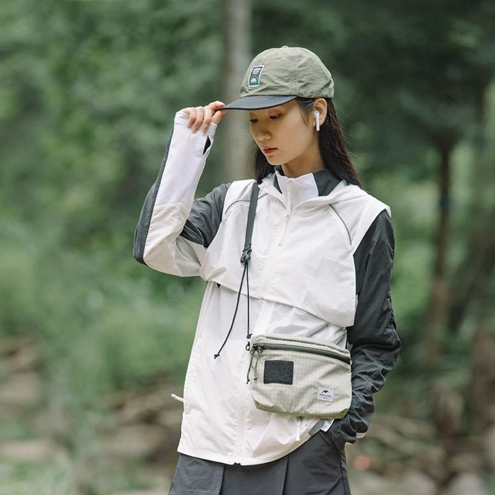 Сумка мала Naturehike NH20BB204, 3л, графіт в клітинку Київ - фото 2