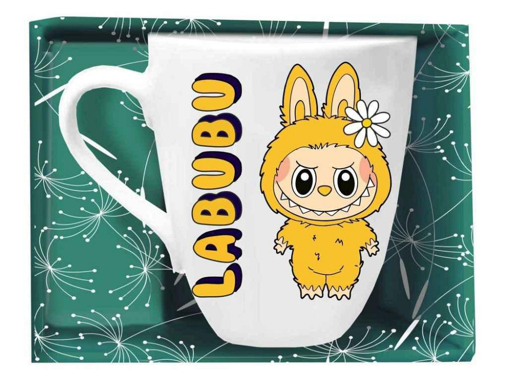 Чашка 200мл LABUBU желтый в под. коробке ТМ FARGLASS Киев - изображение 1