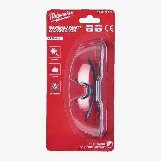 Окуляри захисні Magnified MILWAUKEE із зоною корекції Одесса