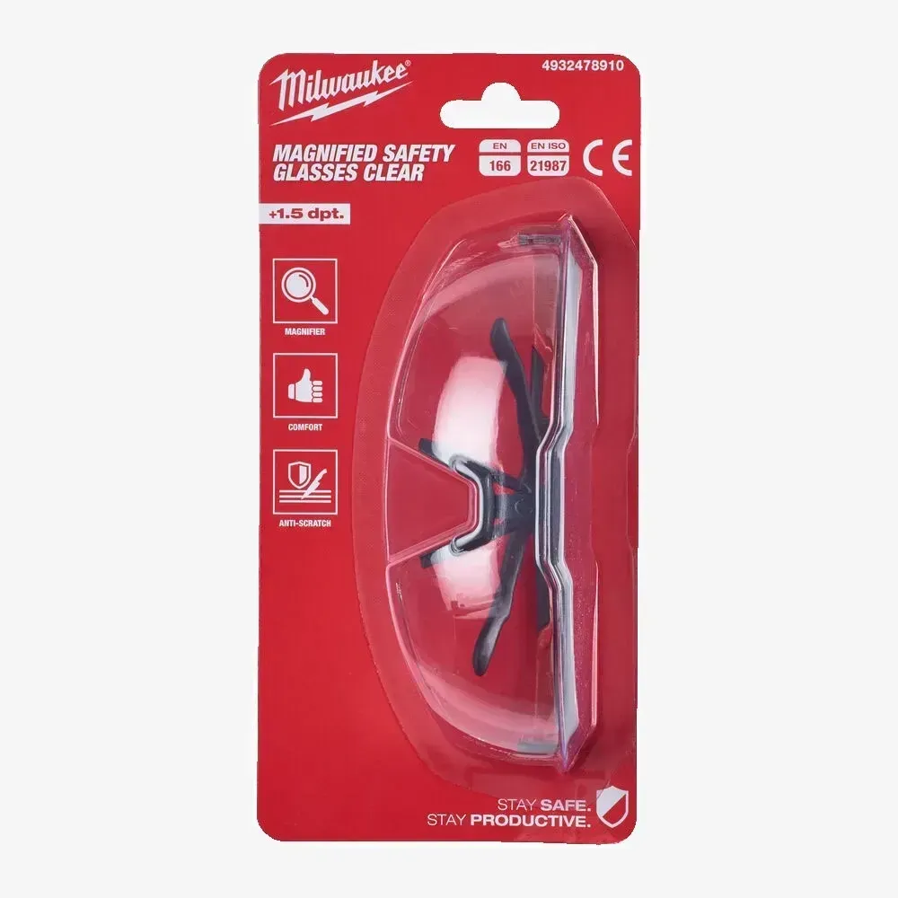 Окуляри захисні Magnified MILWAUKEE із зоною корекції Одесса - изображение 3