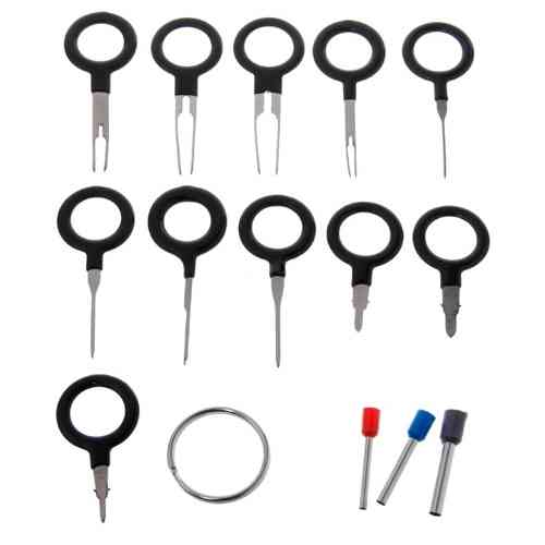 Набор съемников 11шт для извлечения пинов контактов из разъемов авто Винница