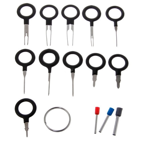 Набор съемников 11шт для извлечения пинов контактов из разъемов авто Винница - изображение 1