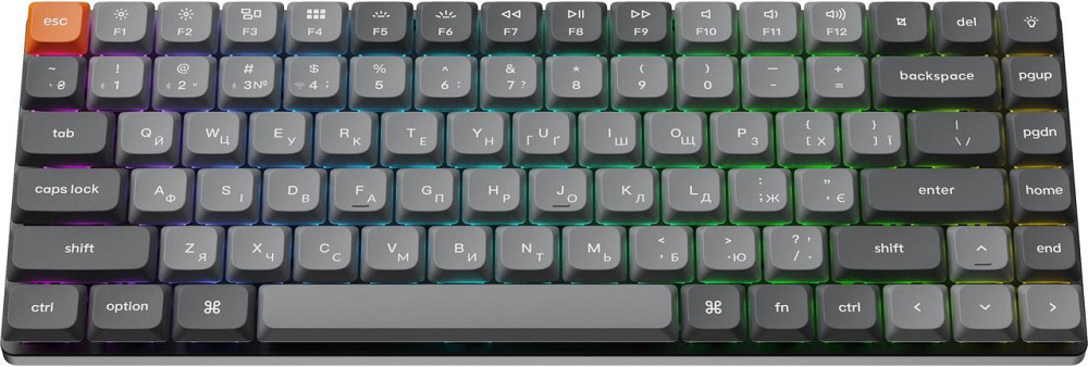 Клавіатура бездротова Keychron K3 Max, Gateron MX 2.0 Brown, Hot-Swap, RGB UA Black (K3M-H3-UA) ( 22724 ) Харьков - изображение 7
