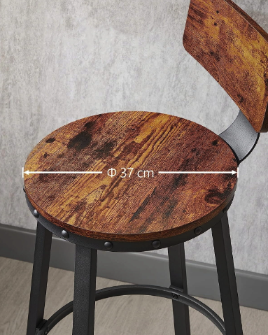 Барний стілець Leobert Comfy 2 штуки Loft Київ - фото 6