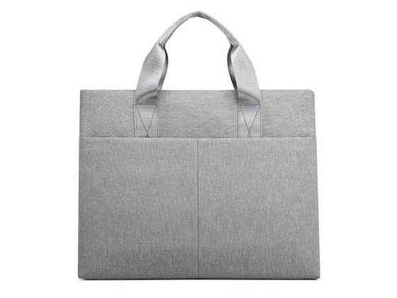 Сумка для ноутбука текстиль 30*39*6см сірий арт.10816-2 ТМ КИТАЙ Київ