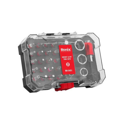 Набор инструментов Ronix головок и бит, 28 шт. (RH-5451) Винница - изображение 2