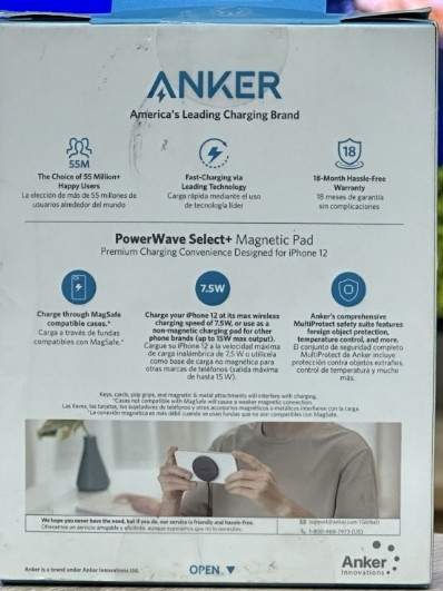 Anker PowerWave Select+ Magnetic Pad 7.5W. Харків - фото 1