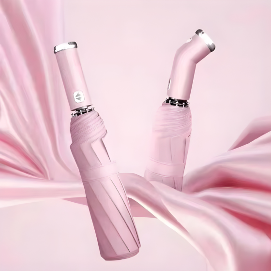 Зонт 98 см с Led-фонариком от дождя, солнца, диаметр, зонт автоматический,10 спиц, розовый Каменец-Подольский