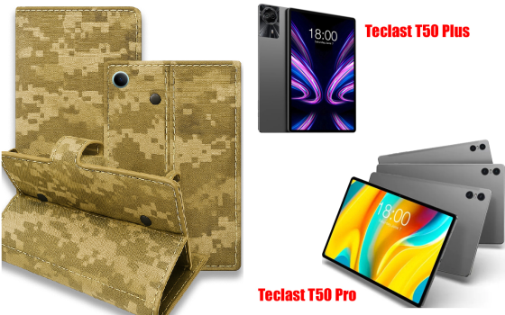 Книга-трансформер для планшета Teclast T50 Plus, T50 Pro, цвет Black Pixel Киев