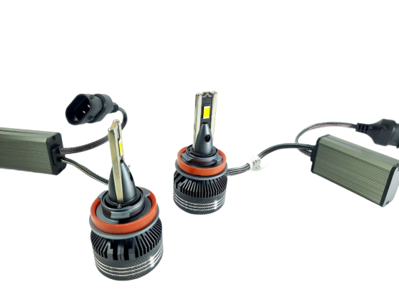 Комплект светодиодных LED ламп Sanvi V2 H11/H8/H9 (PGJ19) Canbus 65W 16000Lm 5500K 12V Харьков