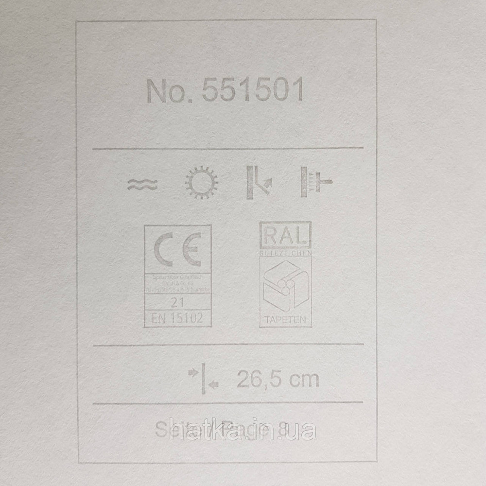 Шпалери флізелінові еко Rasch Kerala 0.53х10 м вензелі східний малюнок сірі білі сріблясті Київ - фото 4
