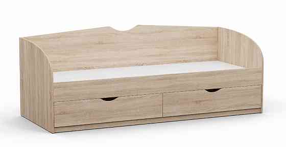 Кровать односпальная L-6, Дуб Сонома, 2030х834х766 Львов