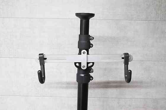 Підставка під 2 велосипеди телескопічна 1,7-4м, алюмінієва, чорна Киев