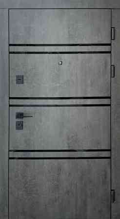 Входные двери Форт-М Трио Паралель бетон темный/бетон серый Киев
