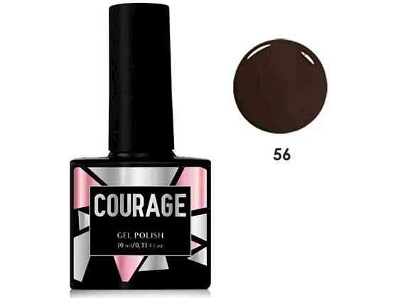 Гель-лак 10мл для нігтів №056 Кава ТМ COURAGE Київ