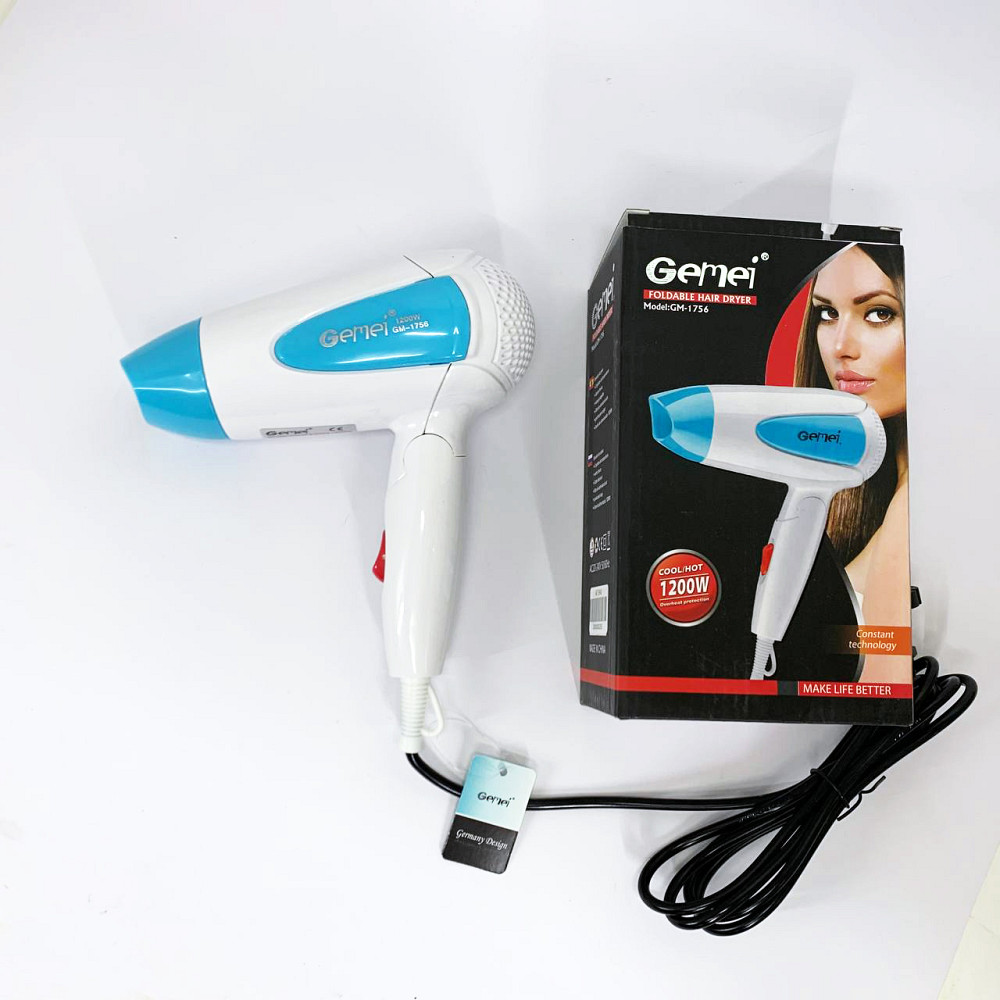 Мощный фен для волос Gemei, Профессиональный фен для работы, Хороший мощный фен дома и салона HP-53 Львов - изображение 15