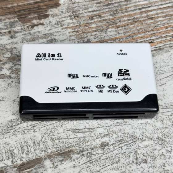 USB кардридер для Mini/MicroSD, SD, MMC, xD, M2, MS Duo, CF карт памяти, универсальный Киев
