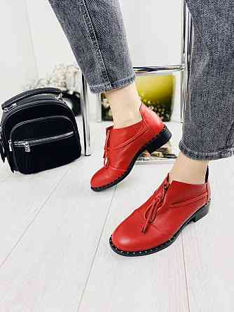 Sothby 's Туфлі жіночі Sothby 's T-593/2 червоні (весна-літо, шкіра натуральна) (2750) Коломия