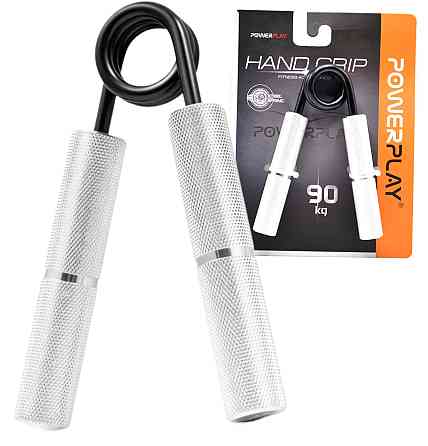 Еспандер-ножиці алюмінієвий PowerPlay 4322 (90 кг) Hand Grip Срібний Луцк