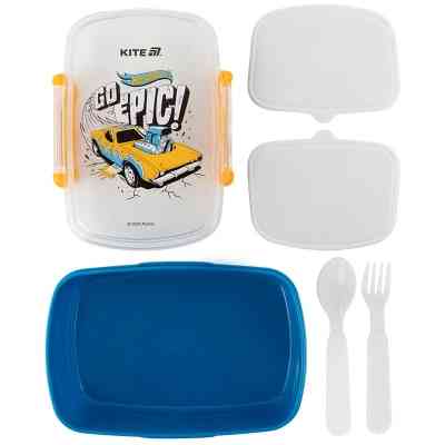 Ланч-бокс детский Kite Hot Wheels з наповненням 750 мл (HW25-181) Винница