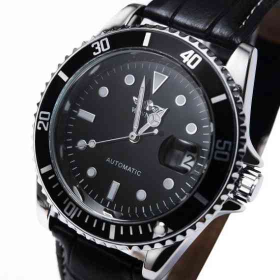 Годинник чоловічий механічний наручний Winner Basel Deluxe (2 ремінці) Вінниця