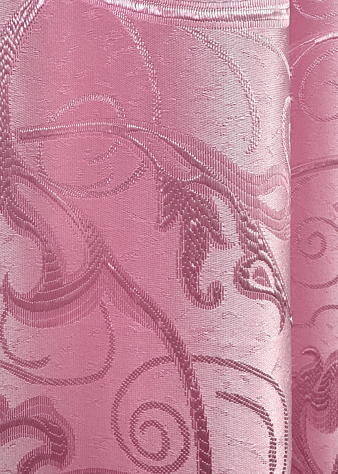 Комплект готових штор VR-Textil Жакард № 1731ш Рожевий 100х270 см 2 шт (31-801) Київ - фото 8