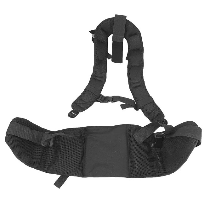 Рюкзак туристичний KAIMAN 55 л чорно-сірий Київ - фото 9