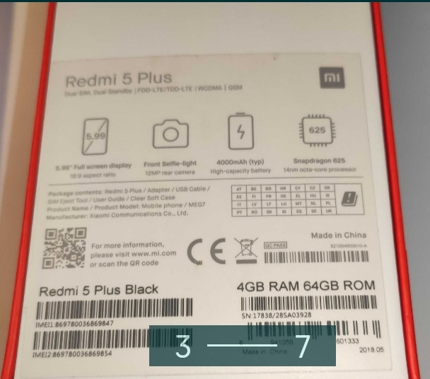 Смартфон Xiaomi Redmi 5 Plus 4/64Gb. Київ - фото 5