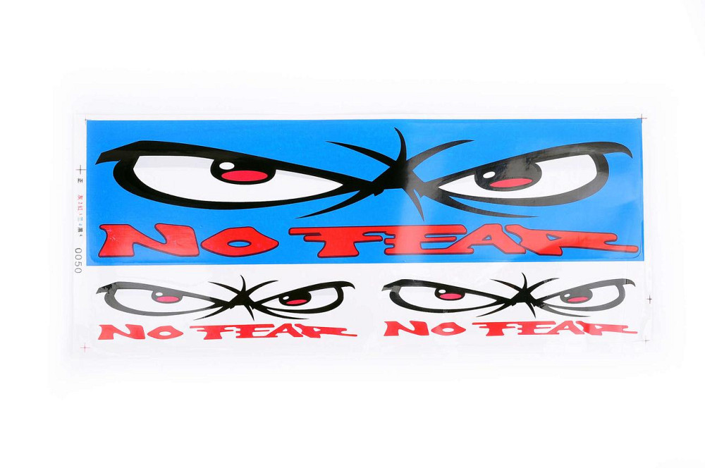Наклейки (набір) логотип NO FEAR (34х14см, сині) (#0050) Мукачево - фото 1