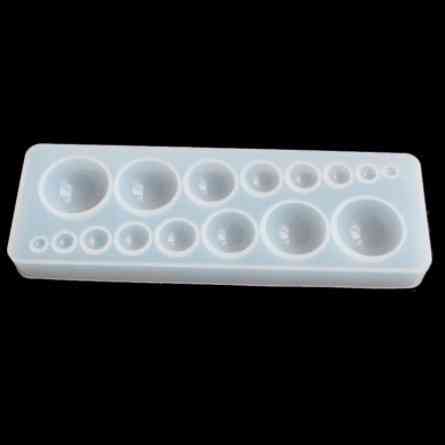 Молд силиконовый Полусферы 135 на 45 мм серый Киев