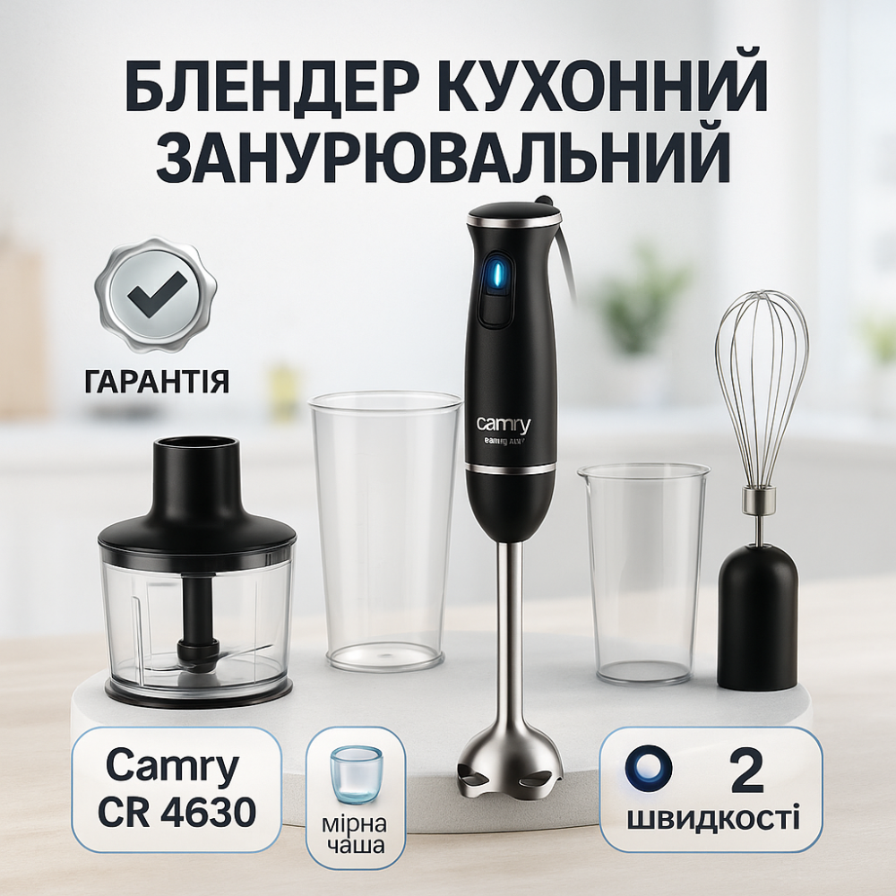 Блендер для приготовления соусов и десертов, Электрический блендер измельчитель, Блендеры с насадками TY-19 Львов - изображение 14