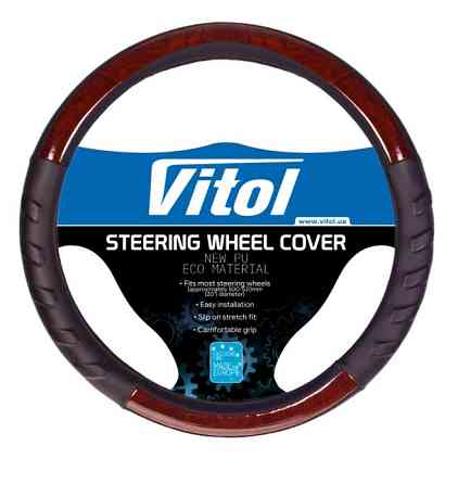 Оплетка 100107 BK XL черная/дерево, Вінниця