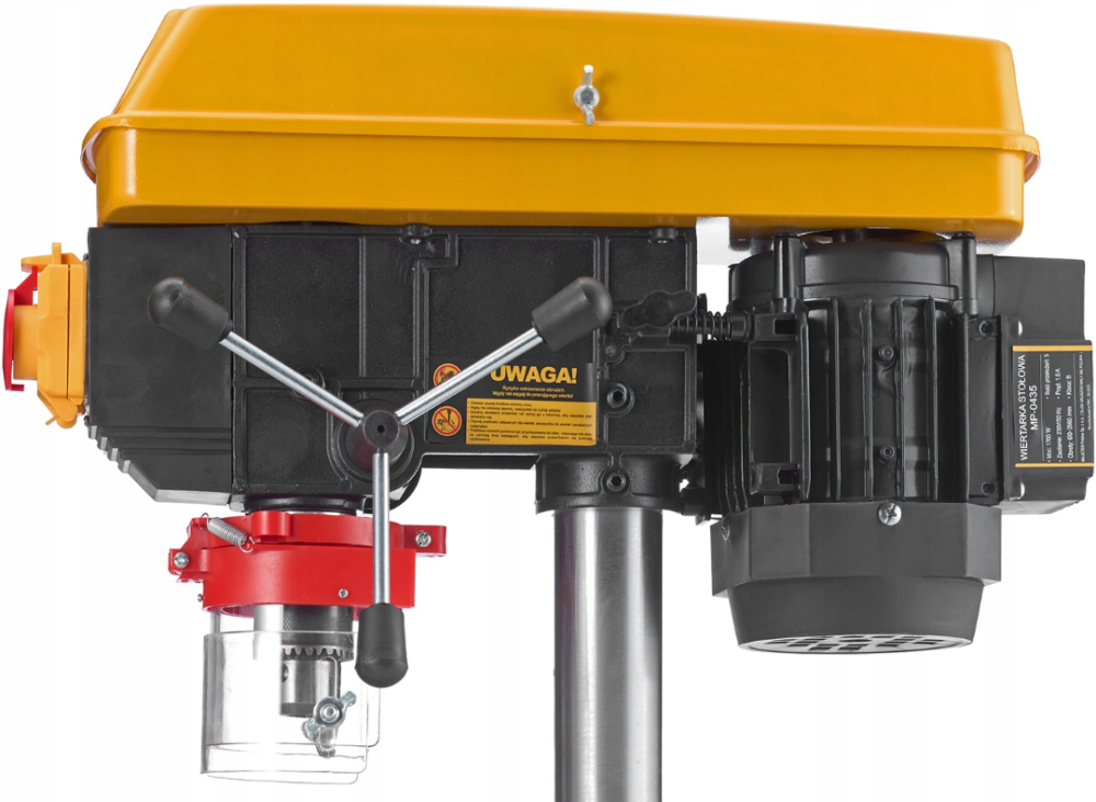 Свердлильний верстат з індукційним колонним столом 1700Вт + регульовані тисці Majster Polska MP-0435 (Польща) Київ - фото 8