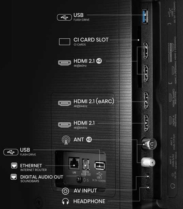 Телевізор Hisense QLED 55E7Q Київ - фото 2