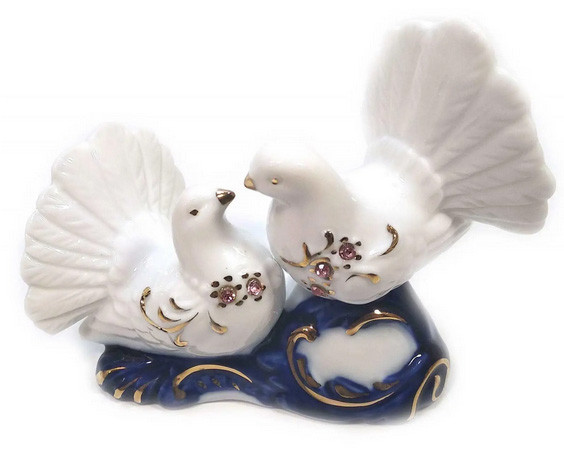 Статуетка сувенірна Голуби пара Київ - фото 1