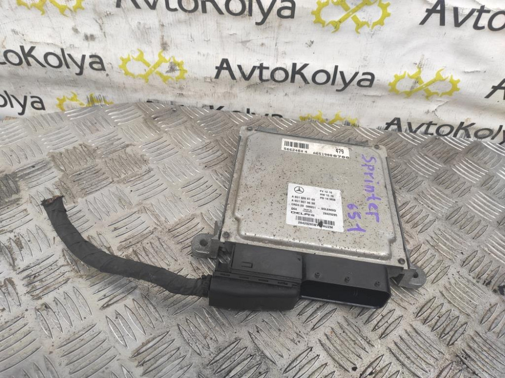 Блок керування двигуном Mercedes Sprinter 2.2 cdi 2013-2018 (A6519000700) Ковель - фото 1