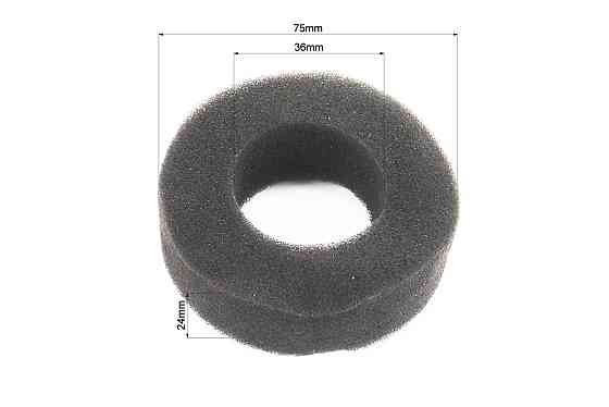 Фільтр повітряний - елемент (поролон - круглий) 168F/170F Киев