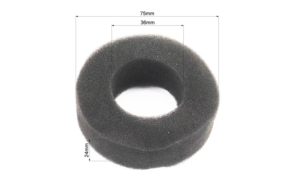 Фільтр повітряний - елемент (поролон - круглий) 168F/170F Киев - изображение 2