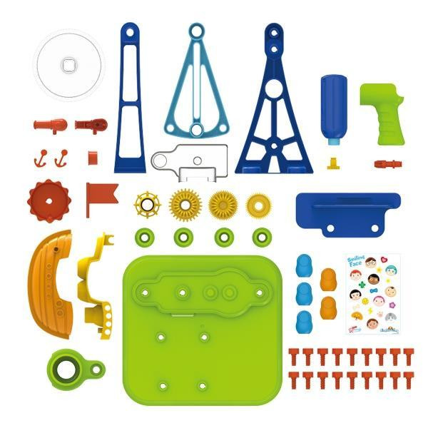 Набір для складання Edu-Toys Піратський корабель з інструментами 52 деталі (JS026) Харків - фото 3