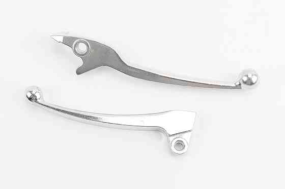 Важіль гальма лівий, правий к-кт 2шт (правий з "язичком"), хром Киев