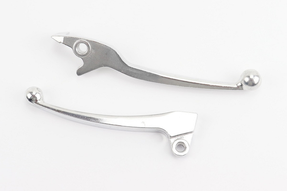 Важіль гальма лівий, правий к-кт 2шт (правий з "язичком"), хром Киев - изображение 1