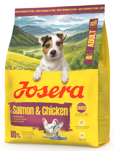 Сухой корм Josera Mini Salmon&Chicken (Йозера Мини) с аппетитным соусом для привередливых собак, 900 г Винница - изображение 2