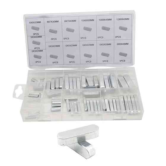 Набір шпонок прямокутних 60 шт. (13 видів шпонок) Мукачево