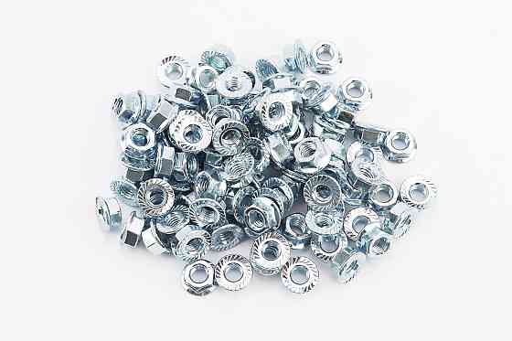 Гайка М8x1,25 фланц 8 цб зубч DIN6923, к-кт 100шт Київ