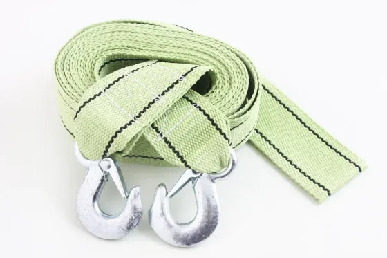 Трос буксировочный лента  3 т/6.0м/6.0см Steel power крючки Винница