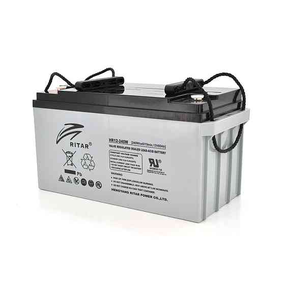 Акумуляторна батарея AGM RITAR HR12240W, Gray Case, 12V 65.0Ah ( 350 х 167 х 182 (182 ) 19.50 kg Q1/48 Київ