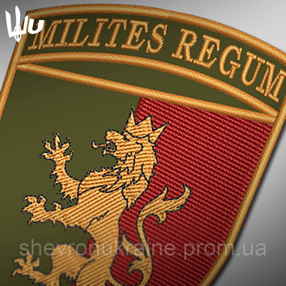Шеврон под заказ 24 ОМБР (Срок изготовки 3-5 дней. На липучке) Размер 9x6.5см Киев - изображение 4