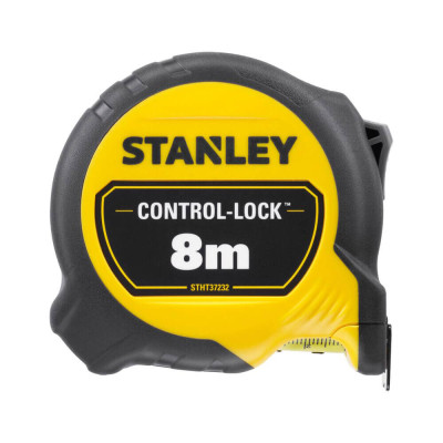 Рулетка Stanley CONTROL-LOCK, 8мх25мм, в прорезиненном корпусе,с двухсторонней шкалой (STHT37232-0) Винница - изображение 1