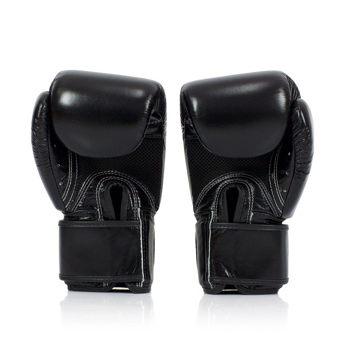 Боксерські рукавиці Fairtex BGV1 Black 16 унцій (бинти в комплекті) Каменское - изображение 4
