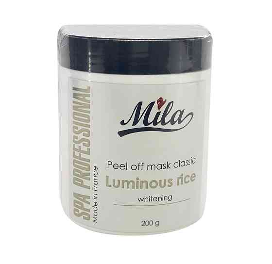 Альгінатна маска проти пігментації Білий рис Peel Off Mask Luminous Rice Mila Perfect 200 г Київ